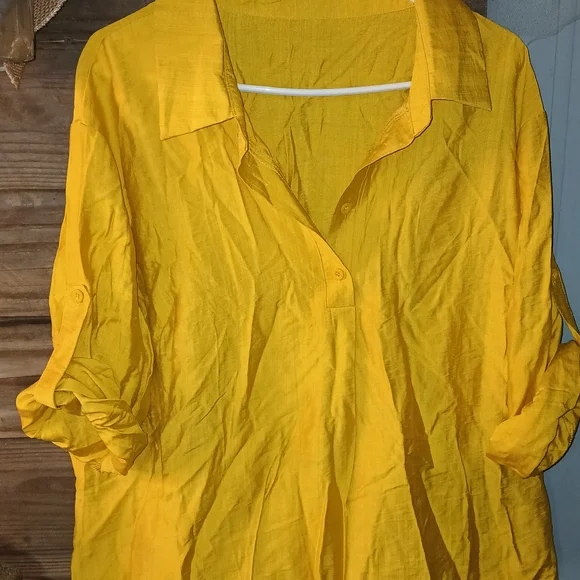 Bright Yellow Two-Piece Set - Picture 2 of 4